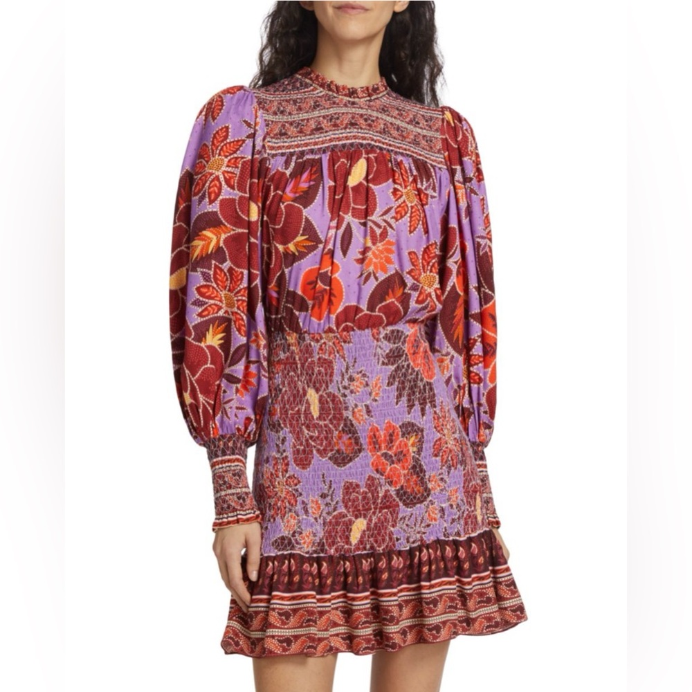 NEW with Tags! FARM RIO Smocked Floral Minidress